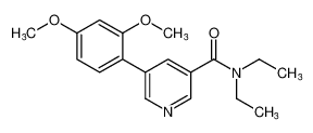 3-Pyridinecarboxamide, 5-(2,4-dimethoxyphenyl)-N,N-diethyl- CAS:676532-87-9 manufacturer & supplier