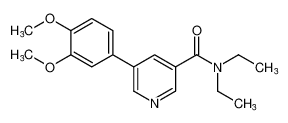 3-Pyridinecarboxamide, 5-(3,4-dimethoxyphenyl)-N,N-diethyl- CAS:676532-89-1 manufacturer & supplier