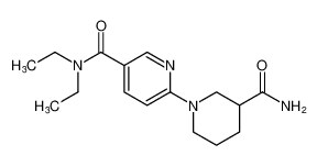 6-(3-carbamoylpiperidin-1-yl)-N,N-diethylnicotinamide CAS:676533-23-6 manufacturer & supplier