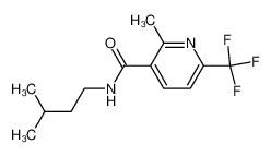 2-methyl-N-(3-methylbutyl)-6-(trifluoromethyl)nicotinamide CAS:676533-91-8 manufacturer & supplier