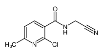 3-Pyridinecarboxamide, 2-chloro-N-(cyanomethyl)-6-methyl- CAS:676534-06-8 manufacturer & supplier