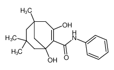 1,3-Dihydroxy-5,7,7-trimethyl-bicyclo[3.3.1]non-2-ene-2-carboxylic acid phenylamide CAS:67654-00-6 manufacturer & supplier