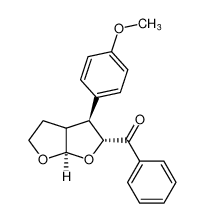 rel-((2R,3S,6aR)-3-(4-methoxyphenyl)hexahydrofuro[2,3-b]furan-2-yl)(phenyl)methanone CAS:676541-94-9 manufacturer & supplier