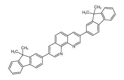 3,8-bis(9,9-dimethyl-9H-fluoren-2-yl)-1,10-phenanthroline CAS:676542-70-4 manufacturer & supplier