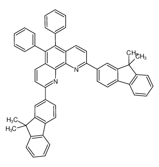 2,9-bis(9,9-dimethyl-9H-fluoren-2-yl)-5,6-diphenyl-1,10-phenanthroline CAS:676542-78-2 manufacturer & supplier