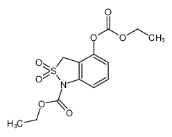 ethyl 4-((ethoxycarbonyl)oxy)benzo[c]isothiazole-1(3H)-carboxylate 2,2-dioxide CAS:676543-38-7 manufacturer & supplier