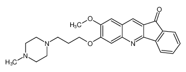 8-methoxy-7-(3-(4-methylpiperazin-1-yl)propoxy)-11H-indeno[1,2-b]quinolin-11-one CAS:676545-31-6 manufacturer & supplier