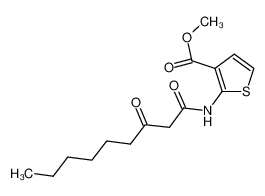 2-(3-oxo-nonanoylamino)-thiophene-3-carboxylic acid methyl ester CAS:676556-41-5 manufacturer & supplier