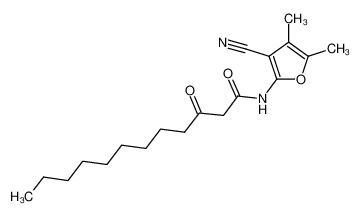 3-oxo-dodecanoic acid (3-cyano-4,5-dimethyl-furan-2-yl)-amide CAS:676556-57-3 manufacturer & supplier