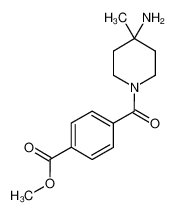 4-(4-Amino-4-methyl-piperidine-1-carbonyl)-benzoic acid methyl ester CAS:676559-82-3 manufacturer & supplier