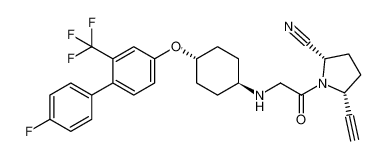 (2S,5R)-5-ethynyl-1-(((1r,4S)-4-((4'-fluoro-2-(trifluoromethyl)-[1,1'-biphenyl]-4-yl)oxy)cyclohexyl)glycyl)pyrrolidine-2-carbonitrile CAS:676561-37-8 manufacturer & supplier