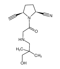 (2S,5R)-5-ethynyl-1-(N-(3-hydroxy-2,2-dimethylpropyl)glycyl)pyrrolidine-2-carbonitrile CAS:676561-66-3 manufacturer & supplier