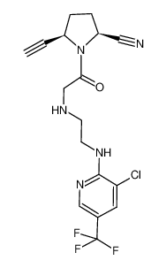 (2S,5R)-1-(N-(2-{(3-chloro-5-(trifluoromethyl)pyridin-2-yl)amino}ethyl)glycyl)-5-ethynylpyrrolidine-2-carbonitrile CAS:676561-74-3 manufacturer & supplier