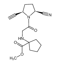 methyl 1-((2-((2S,5R)-2-cyano-5-ethynylpyrrolidin-1-yl)-2-oxoethyl)amino)cyclopentane-1-carboxylate CAS:676561-82-3 manufacturer & supplier