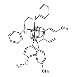 (1,2-bis(diphenylphosphino)ethane)Rh(C6H3-5-Me-2-C[(=N(C6H4-p-OMe)(p-tolyl)]) CAS:676563-23-8 manufacturer & supplier