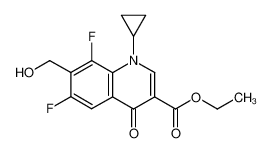 1-cyclopropyl-6,8-difluoro-7-hydroxymethyl-4-oxo-1,4-dihydroquinoline-3-carboxylic acid ethyl ester CAS:676586-73-5 manufacturer & supplier