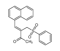 3-Buten-2-one, 4-(1-naphthalenyl)-3-[(phenylsulfonyl)methyl]-, (3Z)- CAS:676592-83-9 manufacturer & supplier