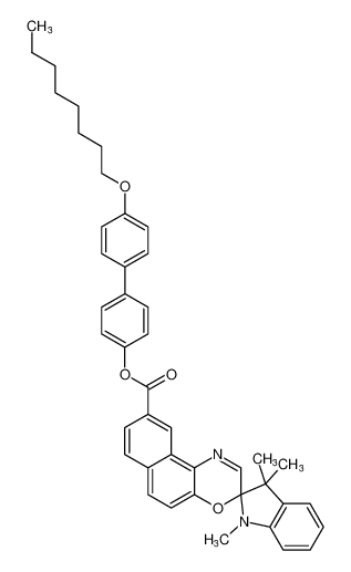 Spiro[2H-indole-2,3'-[3H]naphth[2,1-b][1,4]oxazine]-9'-carboxylic acid,1,3-dihydro-1,3,3-trimethyl-, 4'-(octyloxy)[1,1'-biphenyl]-4-yl ester CAS:676599-80-7 manufacturer & supplier