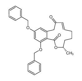 (E)-(S)-2,4-Bis-benzyloxy-7-methyl-7,8,9,10-tetrahydro-14H-6-oxa-benzocyclododecene-5,13-dione CAS:676604-36-7 manufacturer & supplier