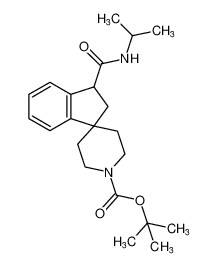 tert-butyl 3-(isopropylcarbamoyl)-2,3-dihydrospiro[indene-1,4'-piperidine]-1'-carboxylate CAS:676607-33-3 manufacturer & supplier