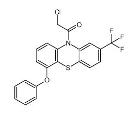 10H-Phenothiazine, 10-(chloroacetyl)-6-phenoxy-2-(trifluoromethyl)- CAS:676617-30-4 manufacturer & supplier