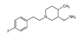 rel-((3R,4S)-1-(4-fluorophenethyl)-4-methylpiperidin-3-yl)methanamine CAS:676622-09-6 manufacturer & supplier