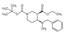 rel-1-(tert-butyl) 3-ethyl (3R,4S)-4-(benzyl(methyl)amino)piperidine-1,3-dicarboxylate CAS:676622-13-2 manufacturer & supplier