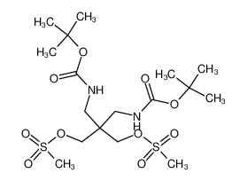 Methanesulfonic acid 2,2-bis-(tert-butoxycarbonylamino-methyl)-3-methanesulfonyloxy-propyl ester CAS:676626-52-1 manufacturer & supplier