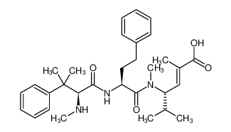 (S,E)-2,5-dimethyl-4-((S)-N-methyl-2-((S)-3-methyl-2-(methylamino)-3-phenylbutanamido)-4-phenylbutanamido)hex-2-enoic acid CAS:676637-34-6 manufacturer & supplier