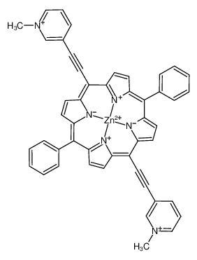 (5,15-biphenyl-10,20-bis(N-methyl-3-pyridylethynyl)porphinato)zinc(II) cation CAS:676642-21-0 manufacturer & supplier