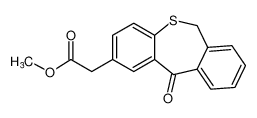 Dibenzo[b,e]thiepin-2-acetic acid, 6,11-dihydro-11-oxo-, methyl ester CAS:67667-08-7 manufacturer & supplier