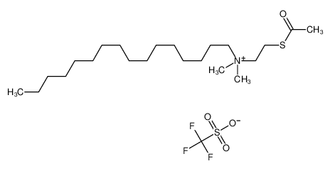 2-acetylsulfanylethyl-hexadecyl-dimethylazanium,trifluoromethanesulfonate CAS:67675-66-5 manufacturer & supplier