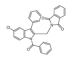 2-((1-benzoyl-5-chloro-3-phenyl-1H-indol-2-yl)methyl)isoindoline-1,3-dione CAS:67681-70-3 manufacturer & supplier