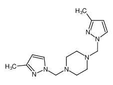 1,4-bis[(3-methylpyrazol-1-yl)methyl]piperazine CAS:67685-12-5 manufacturer & supplier