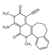 1-amino-2,12-dimethyl-3,13-dioxo-3,5,6,7,12,13-hexahydro-2H-benzo[6,7]cyclohepta[1,2-c][2,7]naphthyridine-4-carbonitrile CAS:67686-83-3 manufacturer & supplier