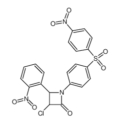 3-Chloro-1-[4-(4-nitro-benzenesulfonyl)-phenyl]-4-(2-nitro-phenyl)-azetidin-2-one CAS:67687-80-3 manufacturer & supplier