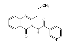 N-(4-oxo-2-propyl-4H-quinazolin-3-yl)-nicotinamide CAS:6769-07-9 manufacturer & supplier