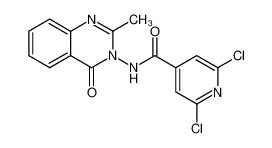 2-Methyl-3-(2,6-dichlor-pyridyl-(4)-carbonylamino)-chinazol-4-on CAS:6769-15-9 manufacturer & supplier