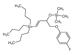 trans-4-(p-Fluorophenoxy)-1-tributylstannyl-3-trimethylsiloxybut-1-ene CAS:67693-59-8 manufacturer & supplier