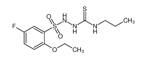 2-((2-ethoxy-5-fluorophenyl)sulfonyl)-N-propylhydrazine-1-carbothioamide CAS:67694-23-9 manufacturer & supplier