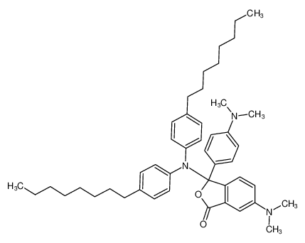 3-(bis(4-octylphenyl)amino)-6-(dimethylamino)-3-(4-(dimethylamino)phenyl)isobenzofuran-1(3H)-one CAS:67699-20-1 manufacturer & supplier