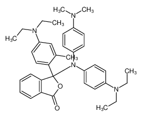 3-(4-(diethylamino)-2-methylphenyl)-3-((4-(diethylamino)phenyl)(4-(dimethylamino)phenyl)amino)isobenzofuran-1(3H)-one CAS:67699-25-6 manufacturer & supplier