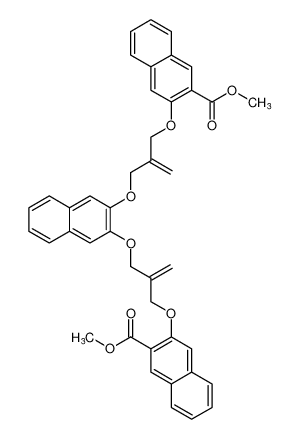 dimethyl 3,3'-((((naphthalene-2,3-diylbis(oxy))bis(methylene))bis(prop-2-ene-2,1-diyl))bis(oxy))bis(2-naphthoate) CAS:676995-70-3 manufacturer & supplier