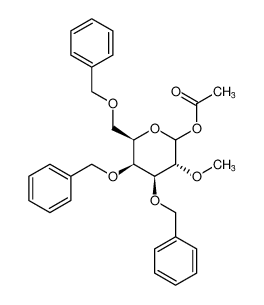 (3R,4S,5S,6R)-4,5-bis(benzyloxy)-6-((benzyloxy)methyl)-3-methoxytetrahydro-2H-pyran-2-yl acetate CAS:676999-80-7 manufacturer & supplier