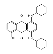 1,4-Bis-cyclohexylamino-5-hydroxy-anthraquinone CAS:6770-07-6 manufacturer & supplier