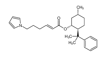 (1R,2S,5R)-5-methyl-2-(2-phenylpropan-2-yl)cyclohexyl (E)-6-(1H-pyrrol-1-yl)hex-2-enoate CAS:677005-61-7 manufacturer & supplier