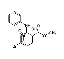 rel-methyl (1R,4S,5S)-7-bromo-5-methyl-3-oxo-4-(phenylamino)-2-oxabicyclo[2.2.2]oct-7-ene-5-carboxylate CAS:677028-40-9 manufacturer & supplier