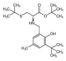 tert-butyl S-(tert-butyl)-N-(3-(tert-butyl)-2-hydroxy-5-methylbenzyl)-L-cysteinate CAS:677029-66-2 manufacturer & supplier