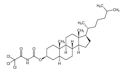 Cholestan-3-ol, (trichloroacetyl)carbamate, (3b,5a)- CAS:67703-52-0 manufacturer & supplier