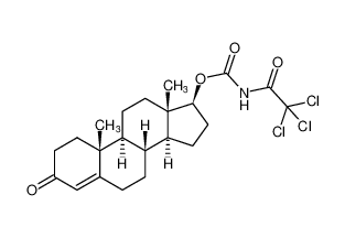 Androst-4-en-3-one, 17-[[[(trichloroacetyl)amino]carbonyl]oxy]-, (17b)- CAS:67703-67-7 manufacturer & supplier